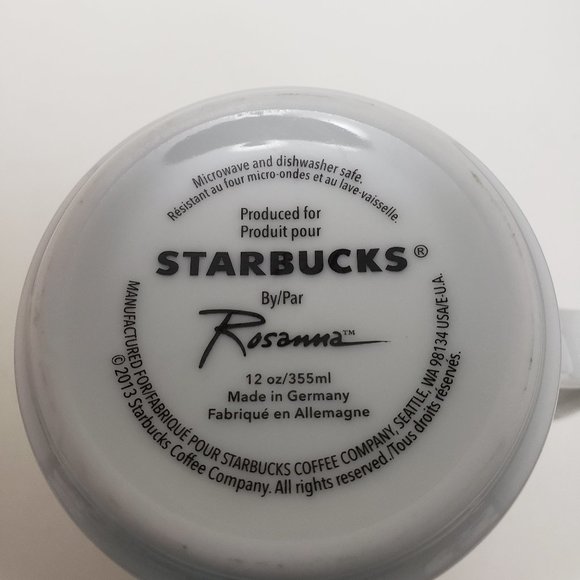 Starbucks white and gold geometric mug - Picture 5 of 5